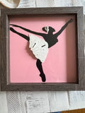 Ballerina Sand Dollar Tutu Shadow Box