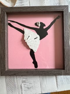 Ballerina Sand Dollar Tutu Shadow Box