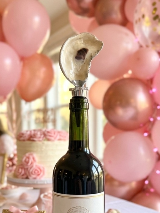 Oyster Shell Wine Bottle Stopper